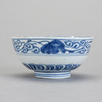 SKÅL, porslin, Mingdynastin.