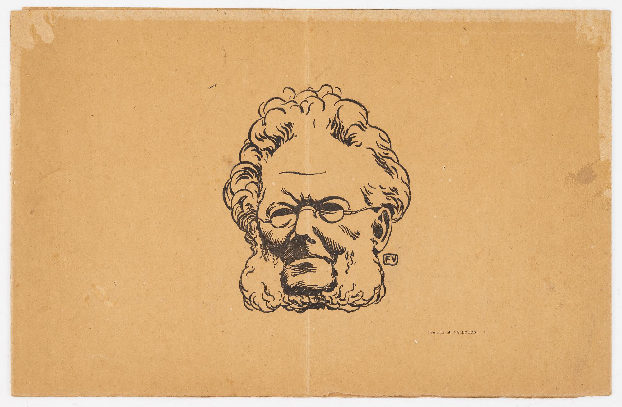 Henri de Toulouse-Lautrec, Announcement for the Théâtre de L'Oeuvre.
