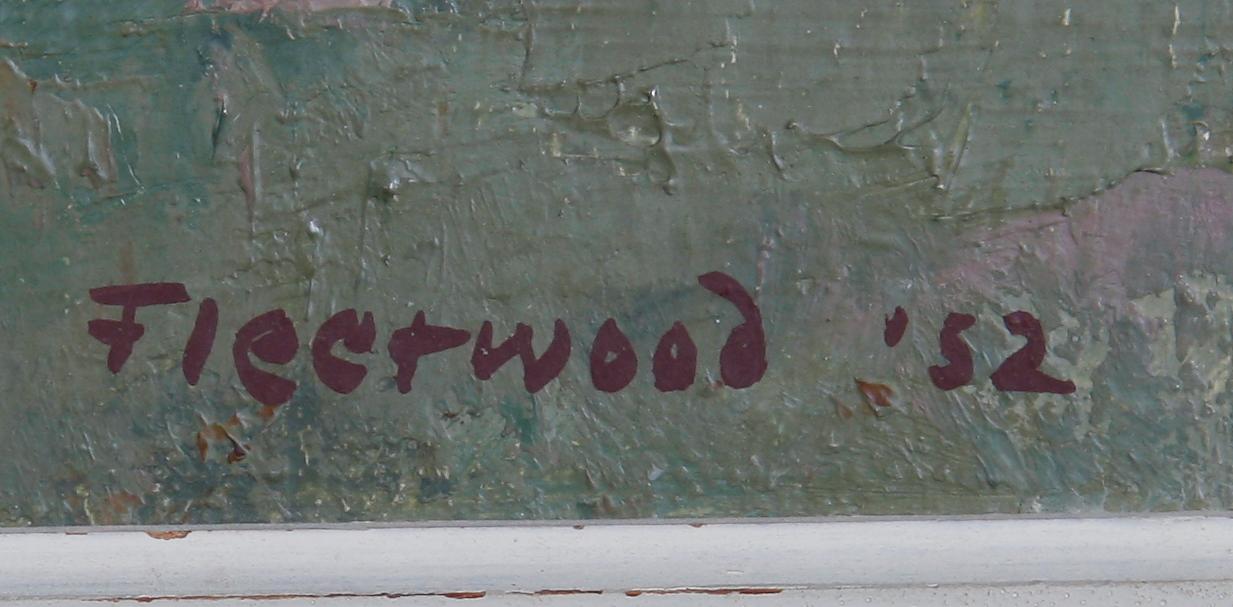 FLEETWOOD, WILIAM, olja på duk, sign o dat. -52.