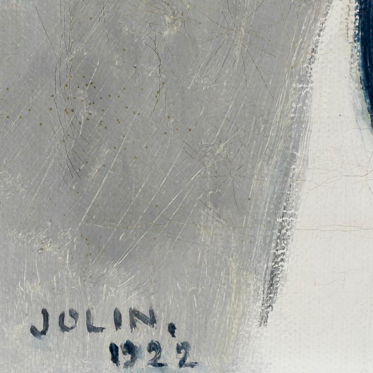 EINAR JOLIN, olja på duk. Sign o dat 1922.