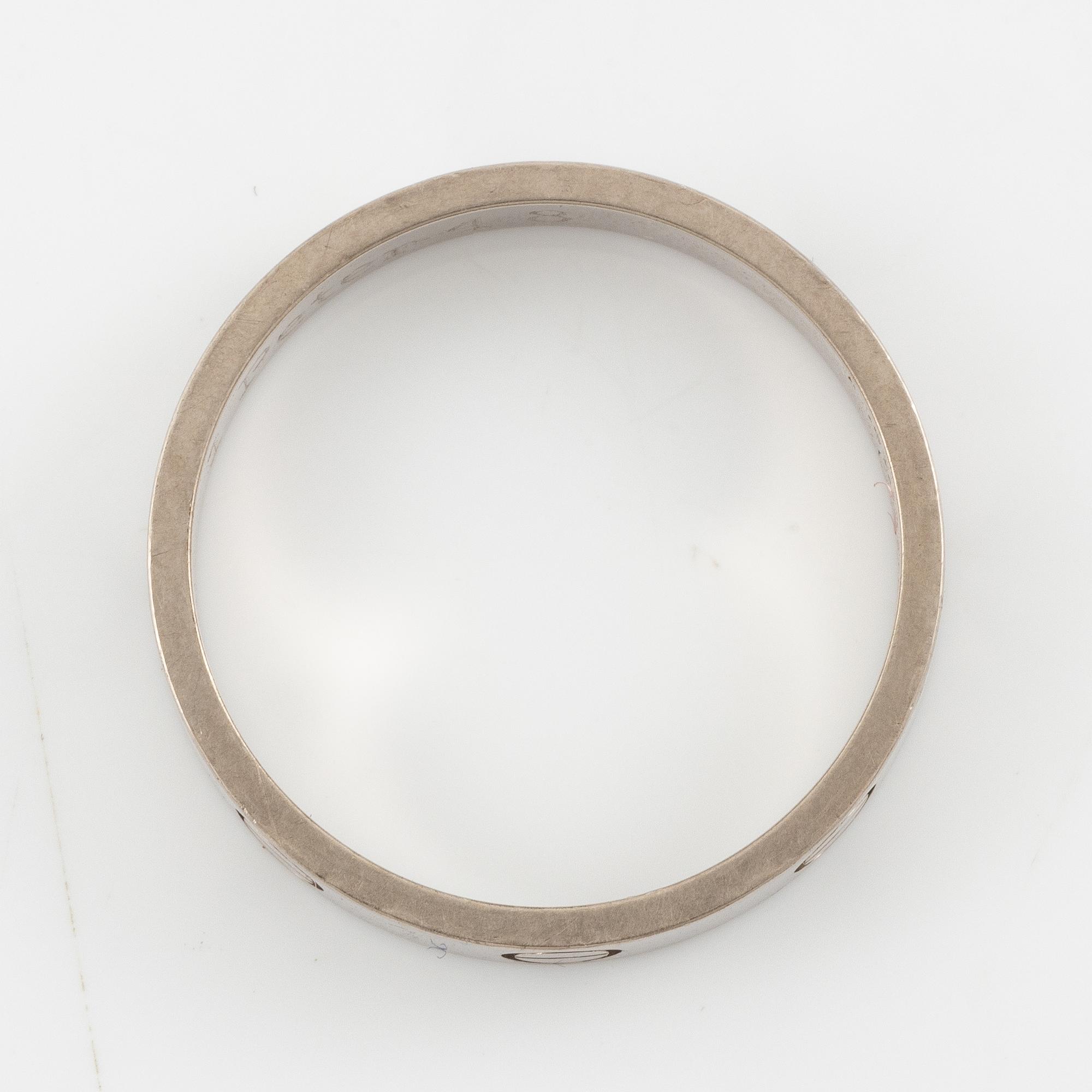 Cartier, ring, "Love", 18K white gold.
