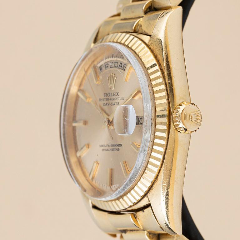 Rolex, Day-Date, "The Three Crowns", "Cal 1555", "Swedish Day", ca 1963.