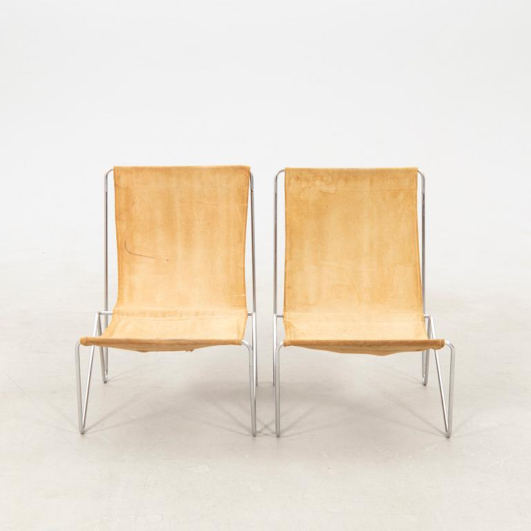 Verner Panton, a pair of "Bachelor chair" armchairs, designed in 1955.