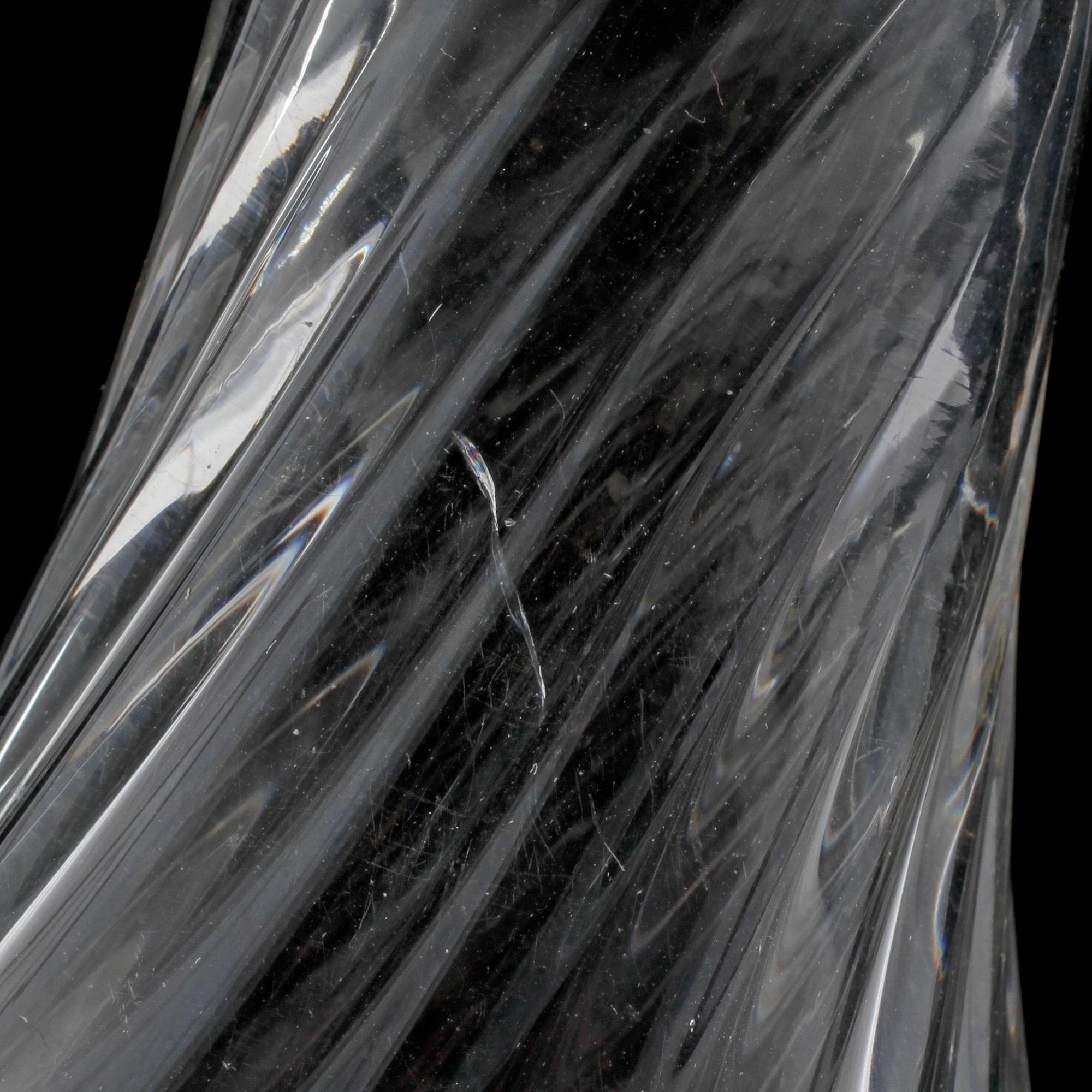 KARAFFER, 3 st, glas, 1800-tal.