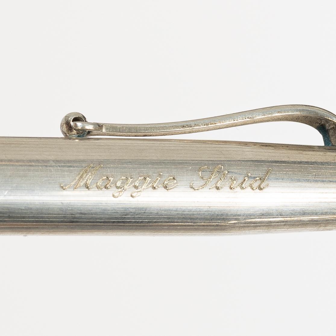 Montegrappa, kulspetspenna, sterlingsilver, Italien.