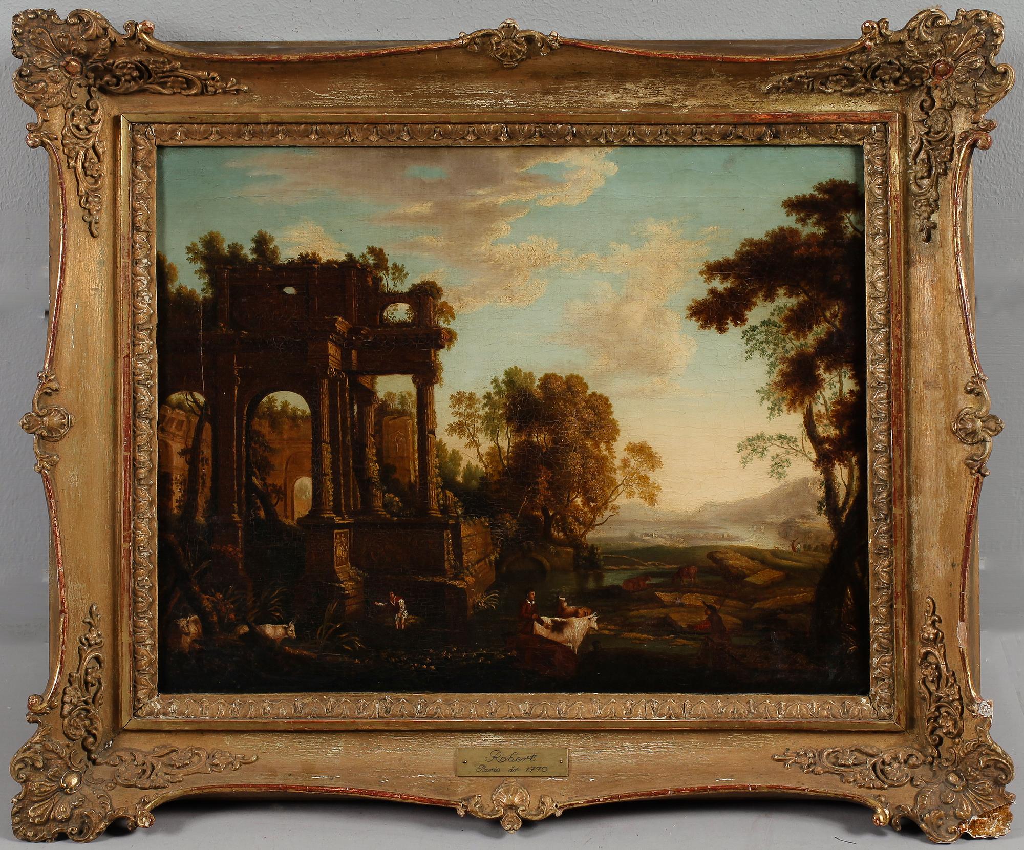 OIDENTIFIERAD KONSTNÄR, olja på duk, 1700-tal.