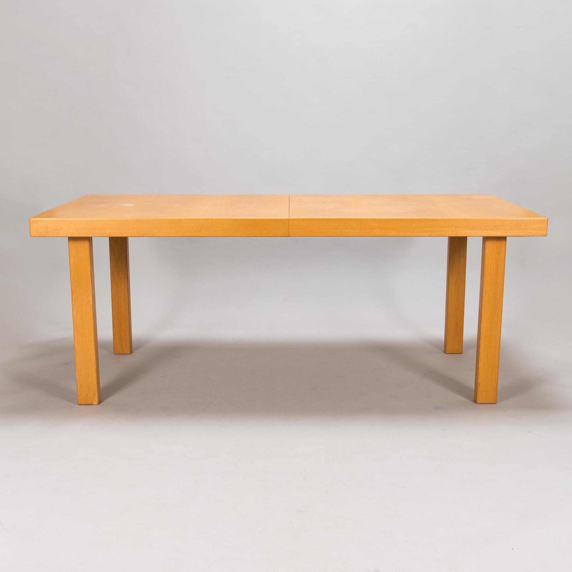 Carl Gustaf Hiort af Ornäs, , A 1950s 'Näyttely Senior' dining table and 6 chairs for HMN Huonekalu Mikko Nupponen.