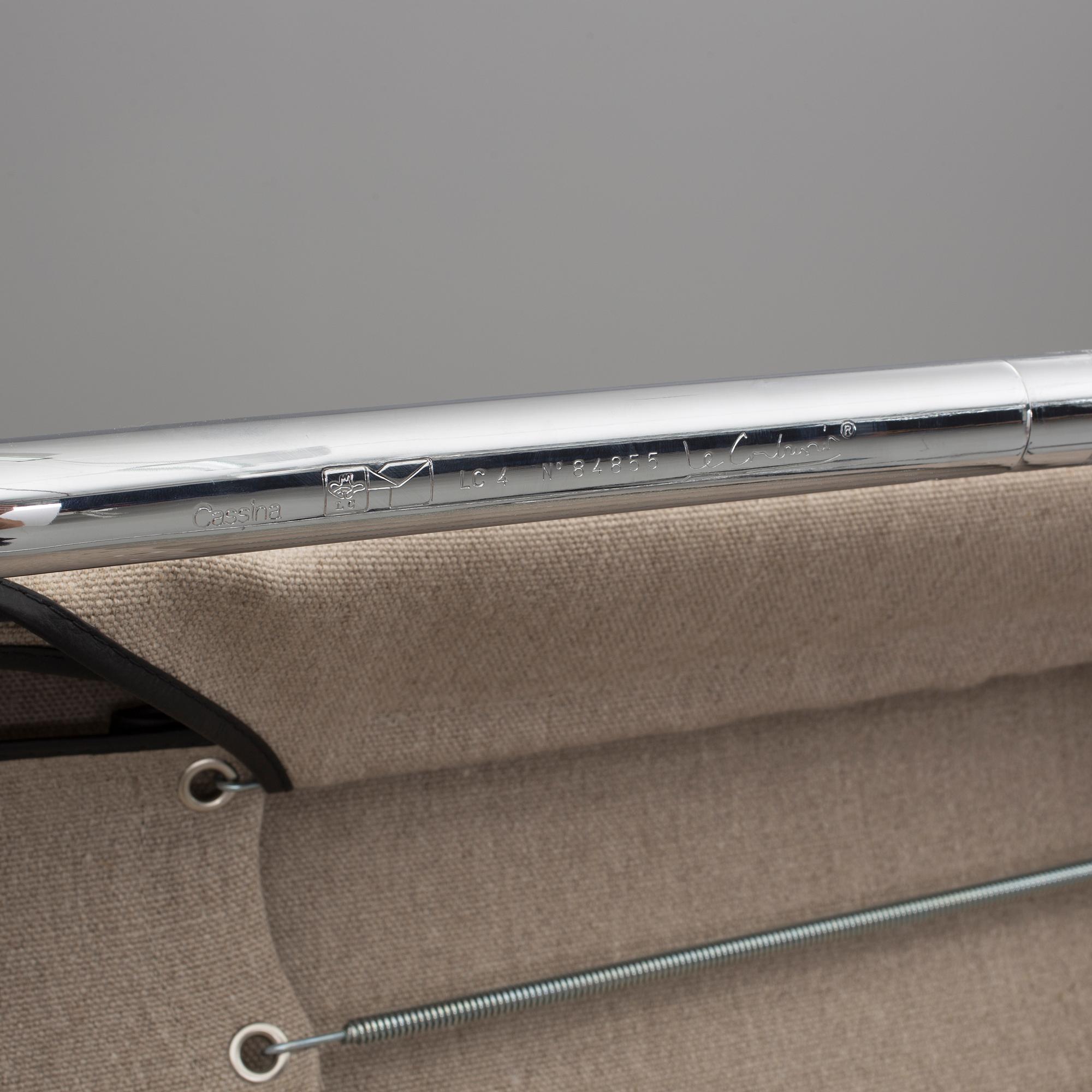 LE CORBUSIER, PIERRE JEANNERET, CHARLOTTE PERRIAND, vilstol, "LC4", Cassina.