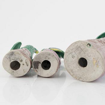 A group of nine Chinese porcelain figures, modern manufacturing.