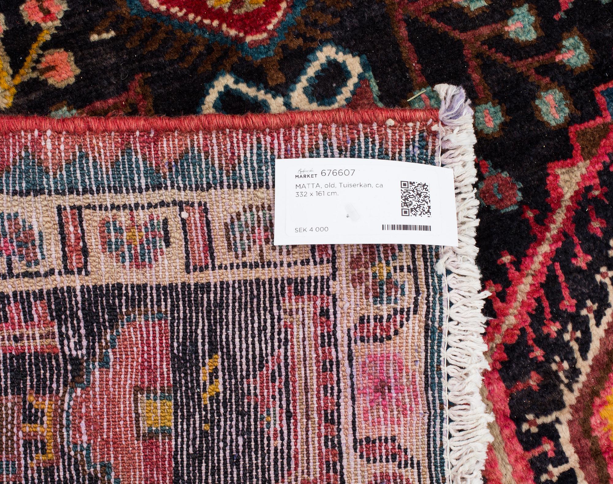 MATTA, old, Tuiserkan, ca 332 x 161 cm.
