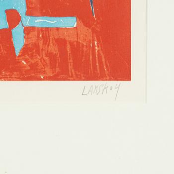 André Lanskoy, lithograph in colours, signed 51/100.