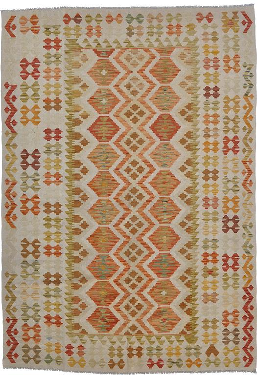 A rug, kilim, ca 288 x 201 cm.