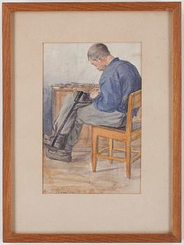 Anna Wengberg · ANNA WENGBERG, akvarell, signerad och daterad.