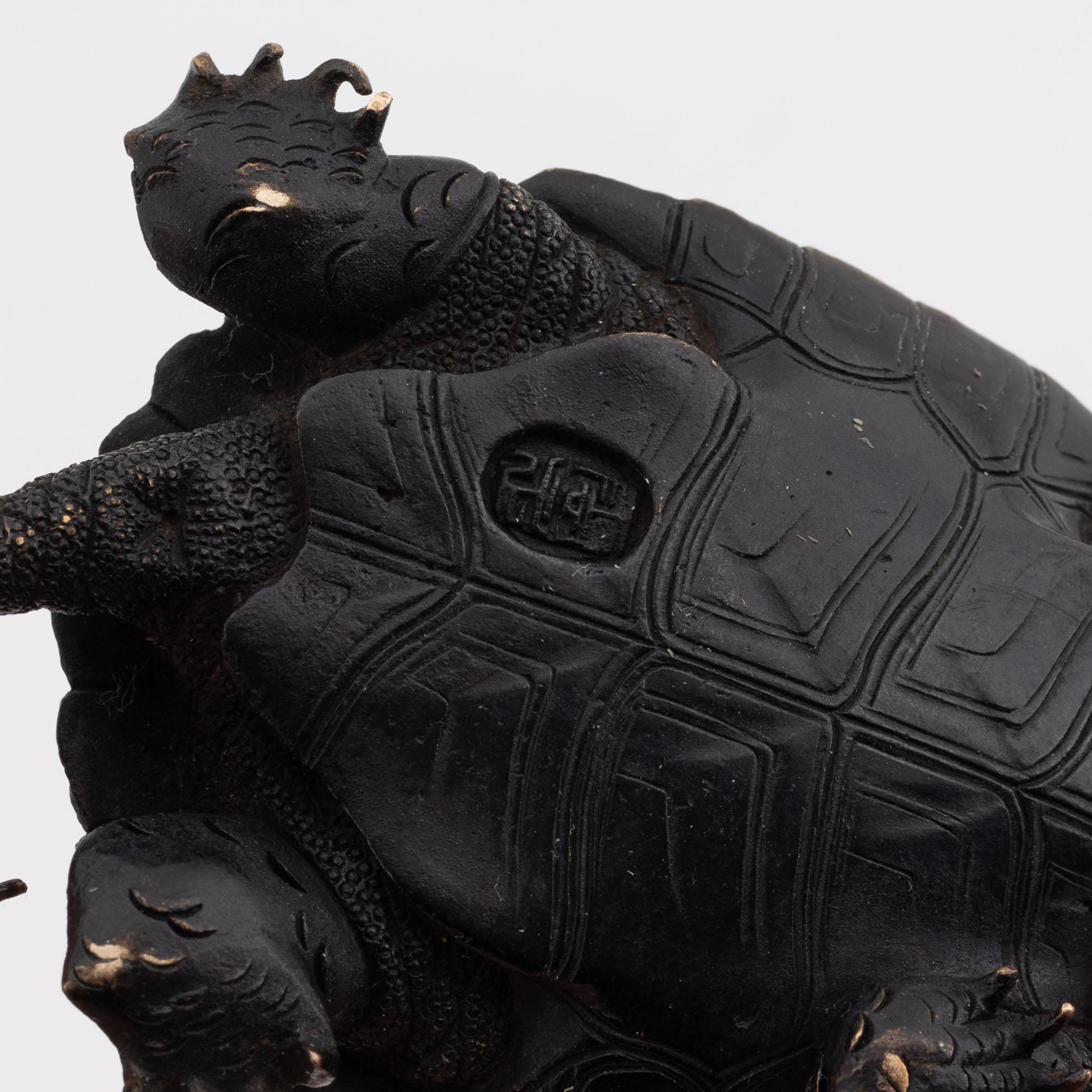 Figurin, brons, Japan, Meiji (1868-1912).