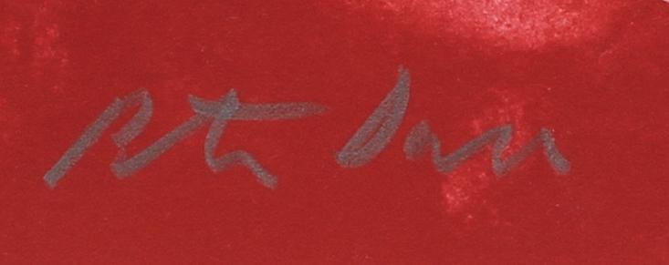 PETER DAHL, färglitografi, sign o numr 43/210.