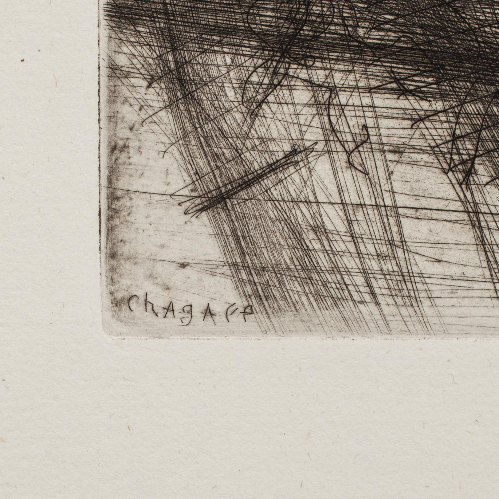 MARC CHAGALL, etsning, signerad i plåten.