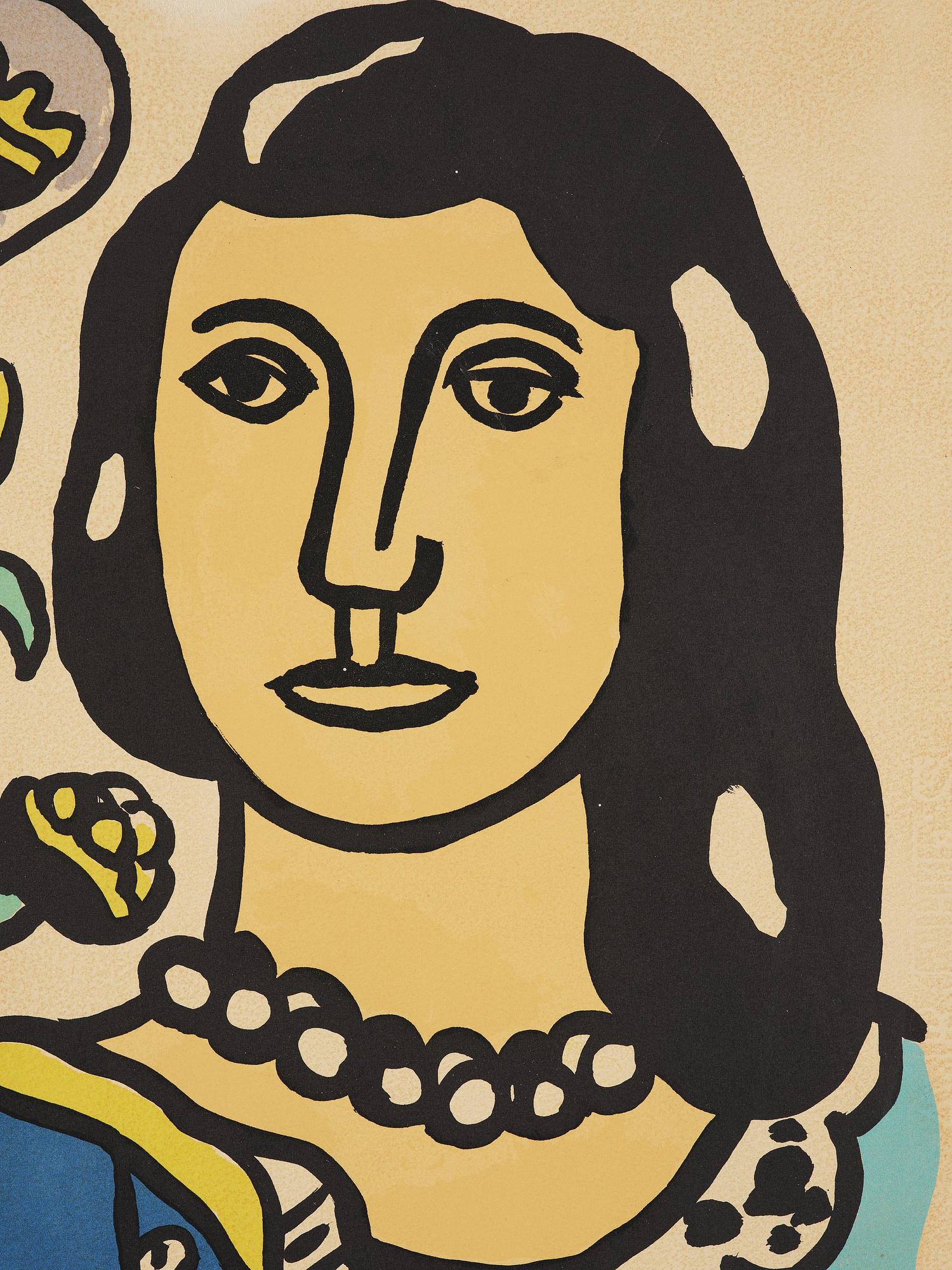 Fernand Léger, "La femme et la fleur".