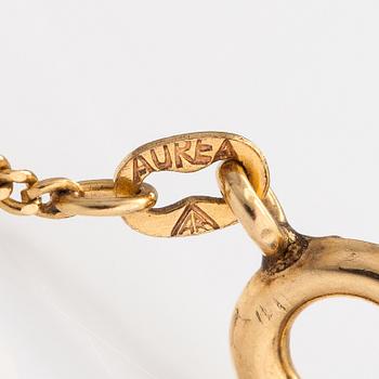 Elis Kauppi, Kaulakoru, 14K kultaa. Kupittaan kulta, Turku.