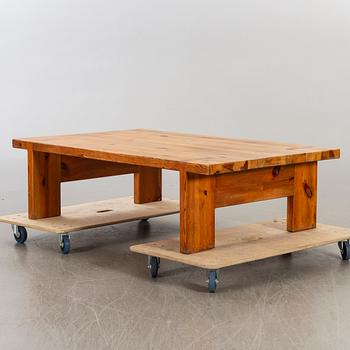 A Sven Larsson, Larsson Furniture second half of the 20th century pine lounge table.