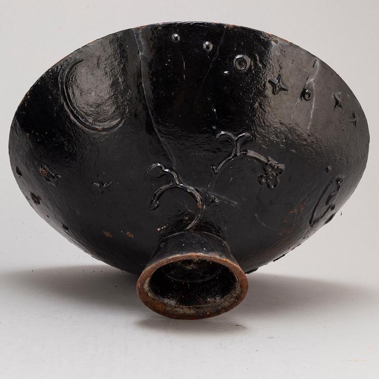 OLOF HULT, trädgårdsurnor, ett par, "Mikrokosmos", Näfveqvarns Bruk.