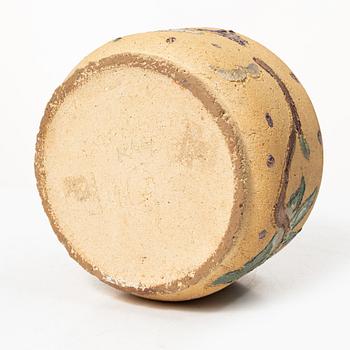 Wilhelm Kåge, a ceramic bowl, vase and dish, Gustavsberg, Sweden, 1927-29.