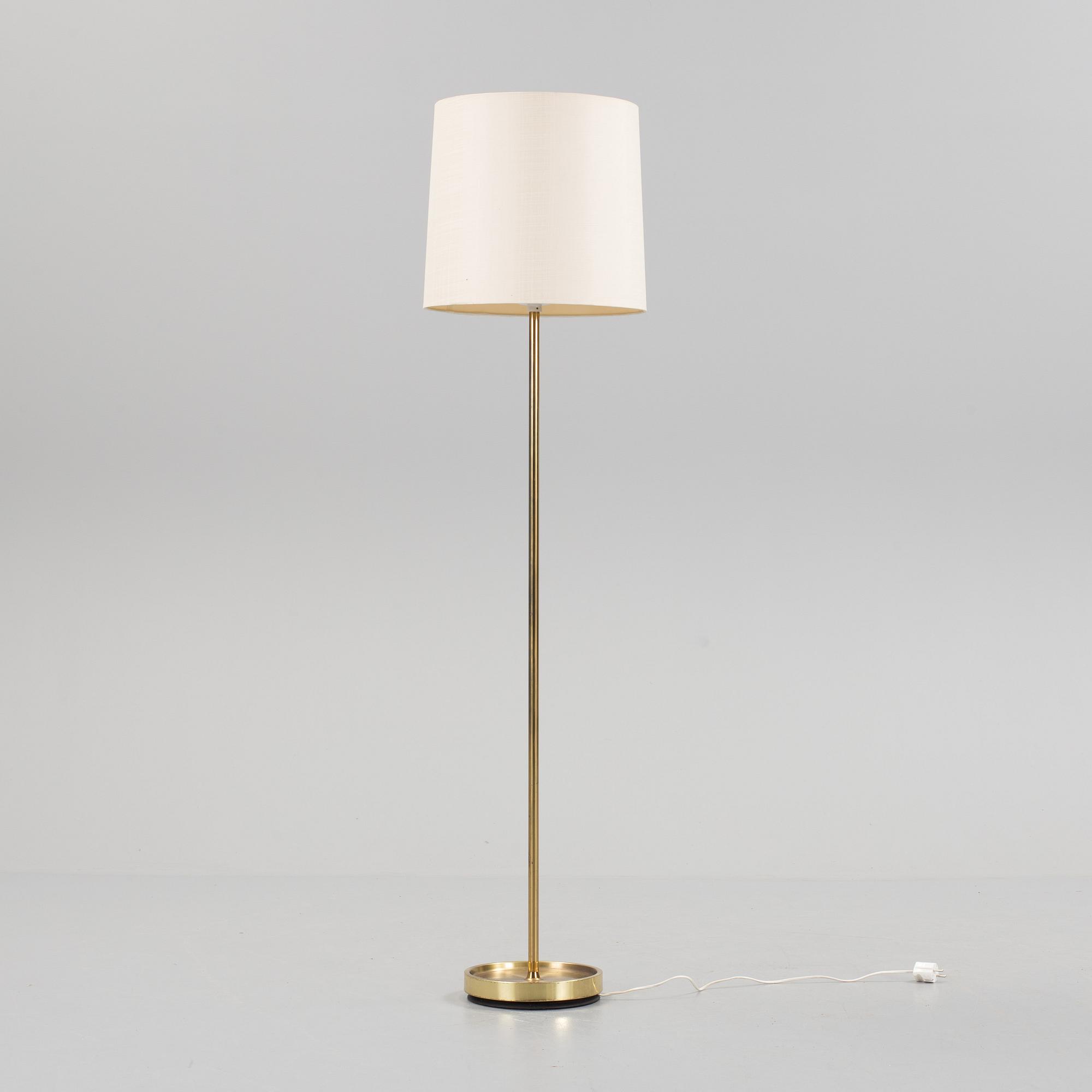 GOLVLAMPA, mässing, Fagerhults belysning, 1900-talets mitt.