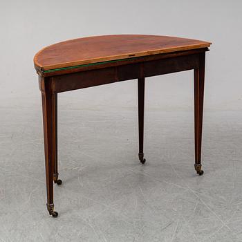 A card table, England, 19th Century.