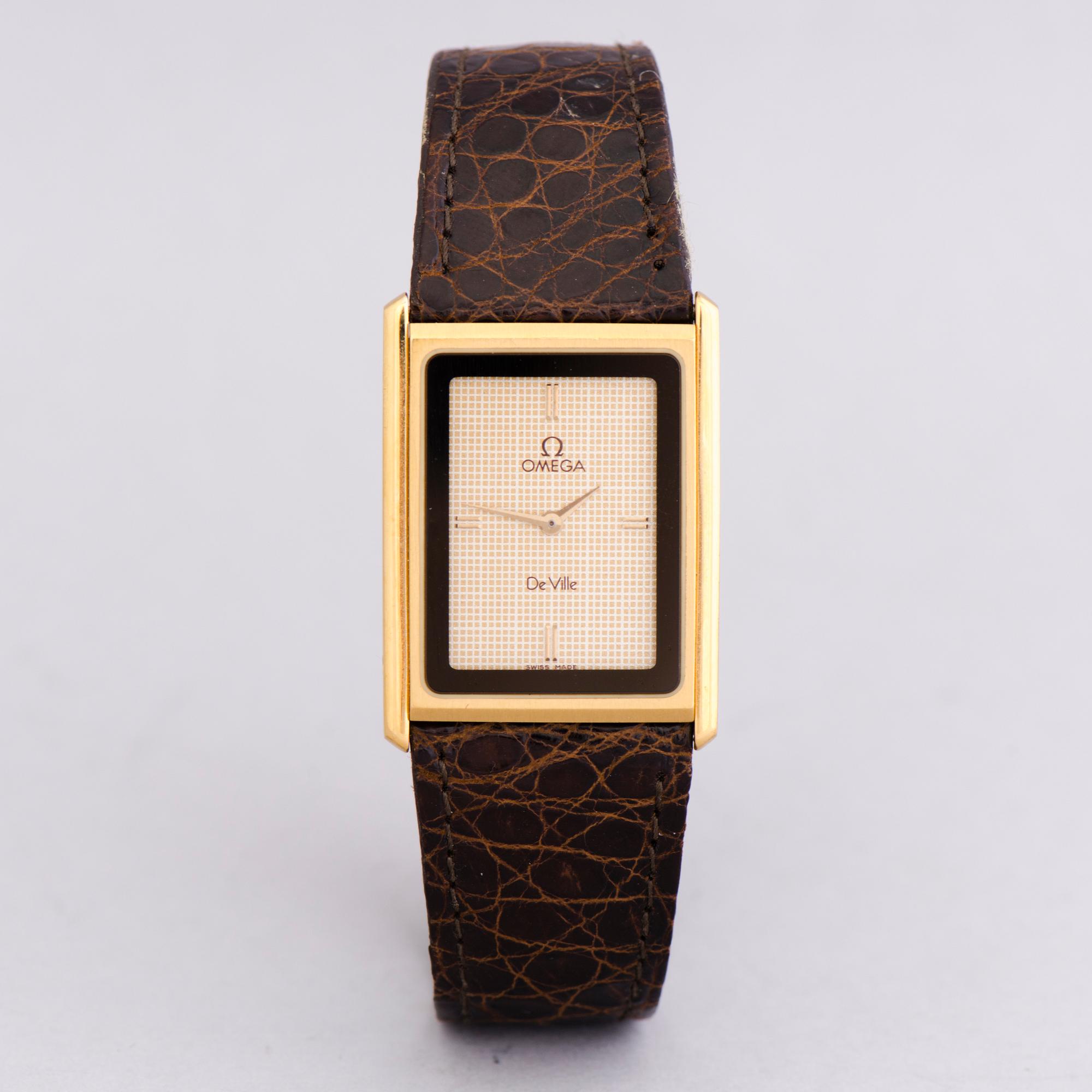 OMEGA, De Ville, armbandsur, 24 x 28.5 (32,5) mm.