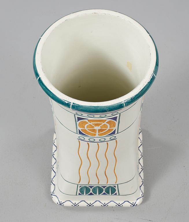 PARAPLYSTÄLL, flintgods, jugend, Alf Wallander, Rörstrand, 1900-talets början.
