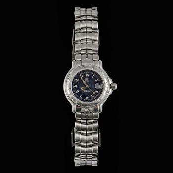 DAMARMABANDSUR, stål, Tag Heuer, automatic, 1990-tal.