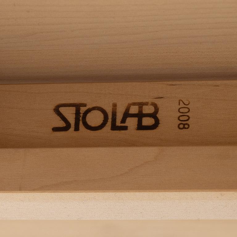 Marit Stigsdotter, matbord samt stolar 6 st "Allegro" för Stolab daterat 2008.