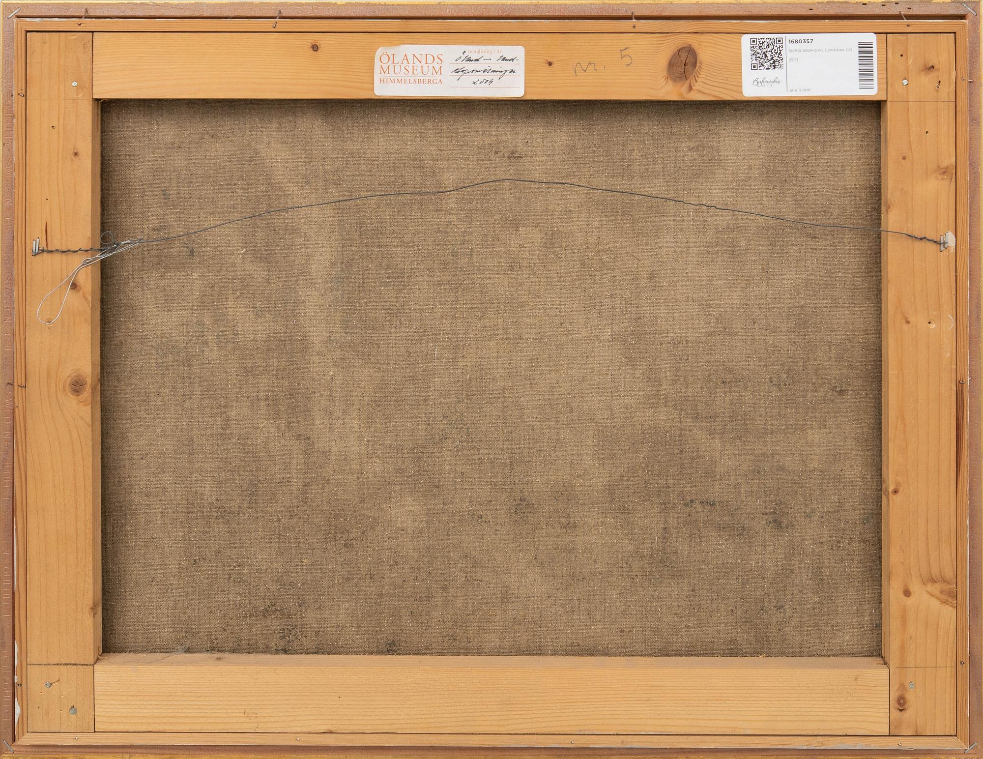 Sigfrid Södergren, Landscape.