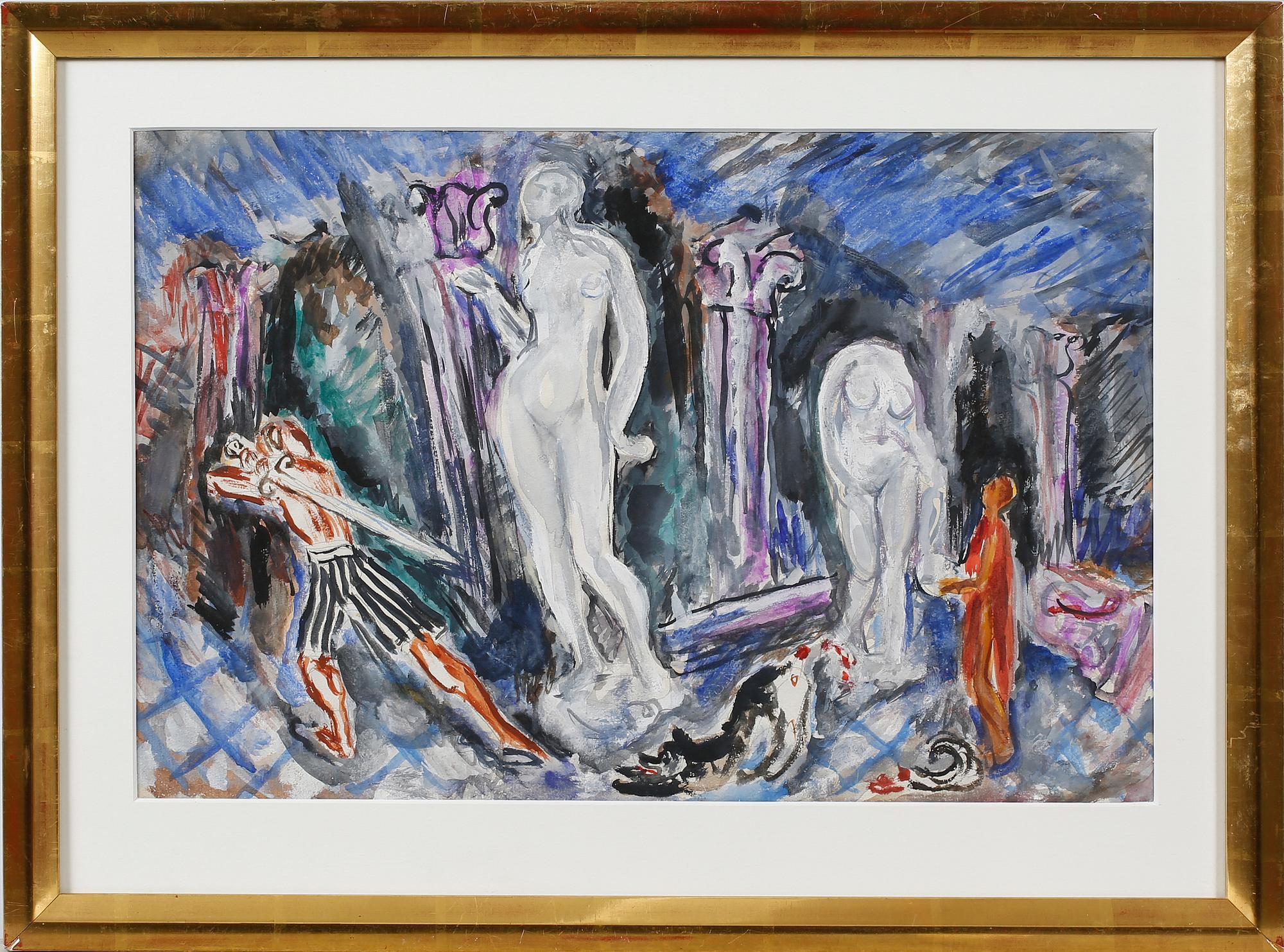 NILS VON DARDEL, watercolor, not signed.