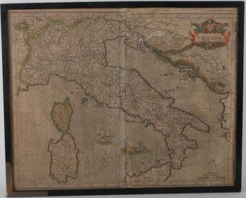 KARTA, Italien, 17/1800-tal.