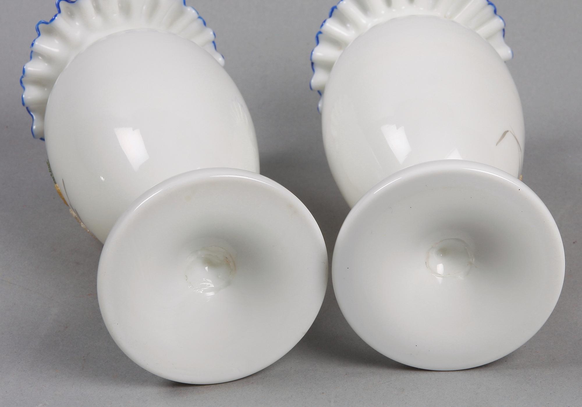 VASER, ett par, flussglas, omkring 1900.