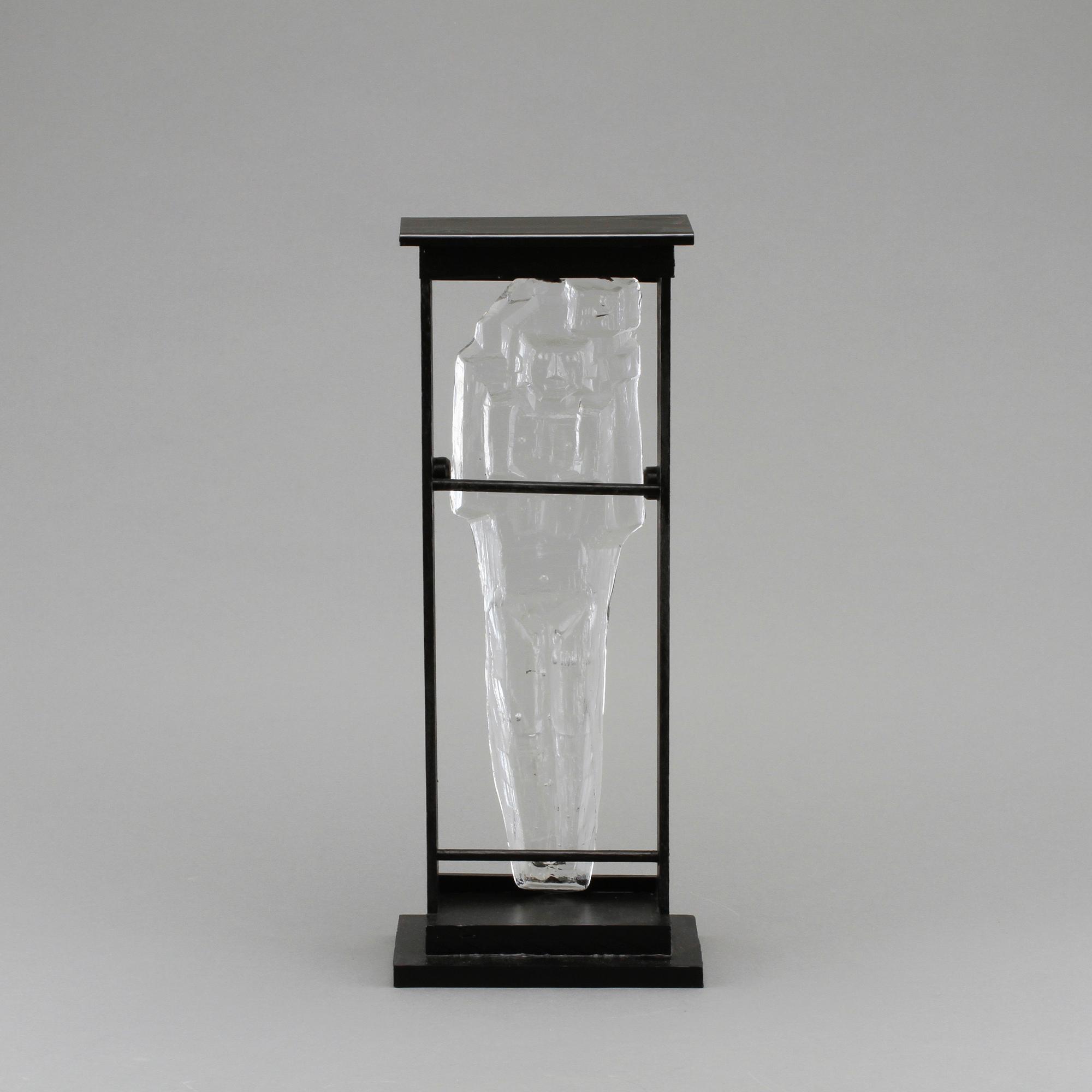 SKULPTUR, glas, Erik Höglund, Boda, osignerad, 1900-talets andra hälft.