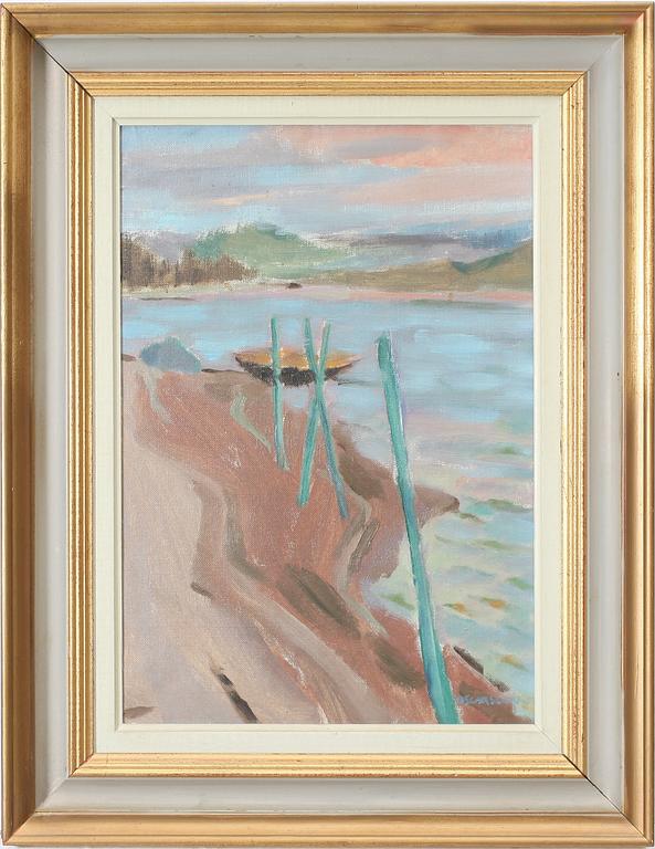 BERNHARD OSCARSSON, olja på duk sign o otydl dat.