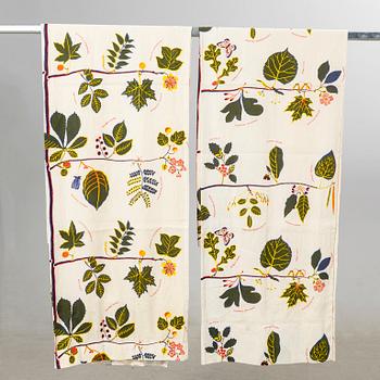 Josef Frank, curtains, a pair, "US Tree", Svenskt Tenn Company.