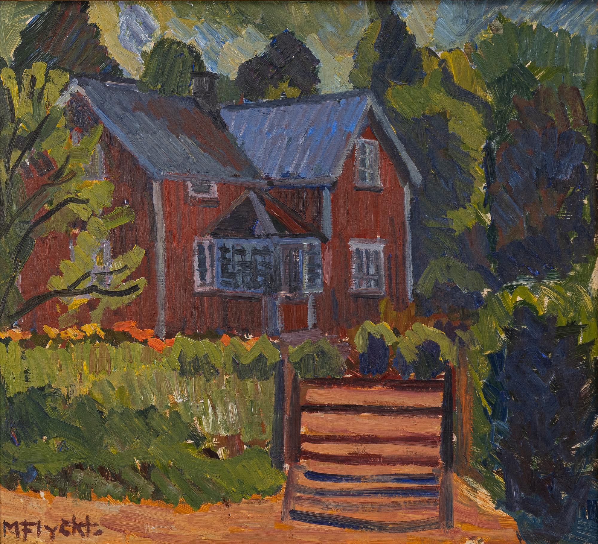 Manfred Flyckt, Röd stuga.