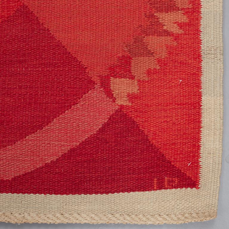 Ingrid Dessau, A CARPET, flat weave, ca 212 x 202 cm, signed MLH ID (Malmöhus Läns Hemslöjd, Ingrid Dessau).