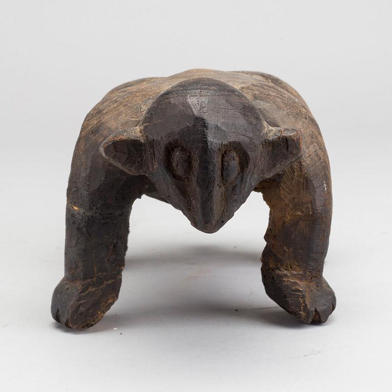 A ANIMAL SHAPED STOOL. West Africa.