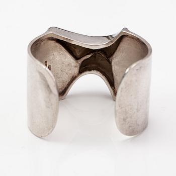 Björn Weckström, Armband "Mannen från Merkurius", sterling silver. Lapponia 1970.