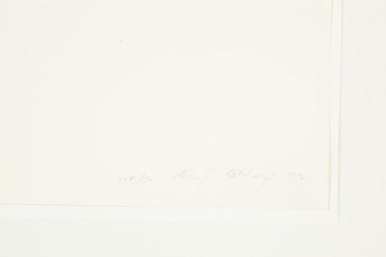 Richard Artschwager, litografi, signerad, numrerad 174/180 och daterad '72.