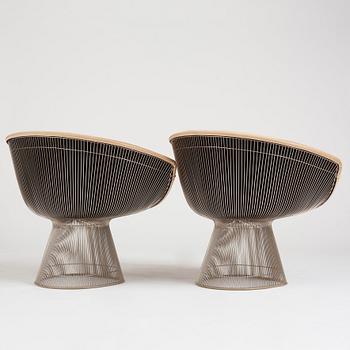 Warren Platner, a pair of 'Platner Side Chairs', Knoll, USA 1960-1970s.