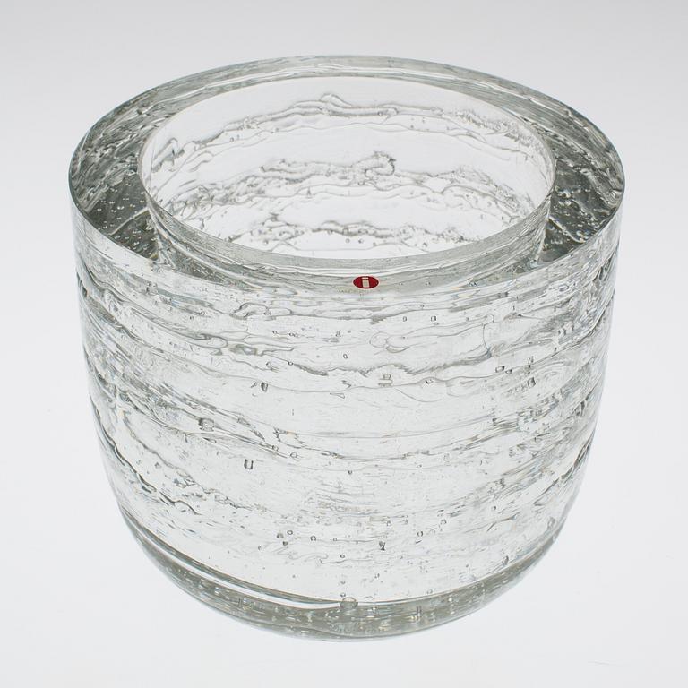 TIMO SARPANEVA, vase, glass, Archipelago series, signed, 3144, iittala, Finland.