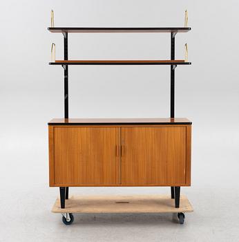 Bookshelves, a pair, Verkstads AB Lindqvist, Motala, second half of the 20th century.