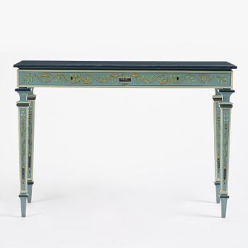 Carl Malmsten, a Swedish Grace console table, cabinetmaker Albin Johansson, Stockholm, for Villa Kvikkjokk, 1927.