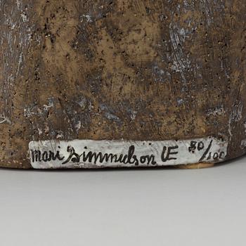 A Mari Simmulson stoneware sculpture, Uppsala-Ekeby.