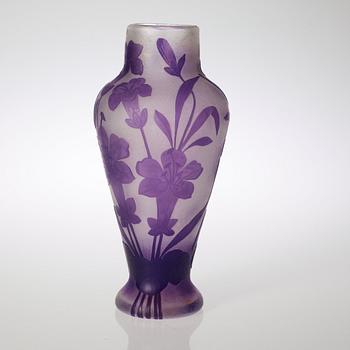 An Orrefors Art Nouveau cameo glass vase.