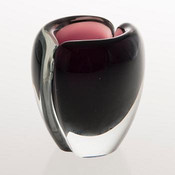 KAJ FRANCK, A KF106 glass vase signed K. Franck Nuutajärvi Notsjö, -58.